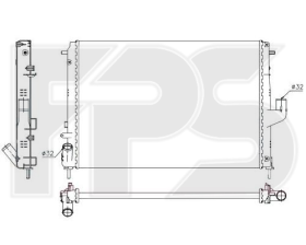 Радиатор охлаждения двигателя FPS FP56A145