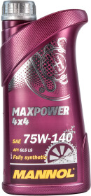 Трансмиссионное масло Mannol Maxpower 4x4 GL-5 LS 75W-140 синтетическое
