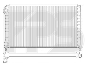 Радиатор охлаждения двигателя FPS FP26A1444