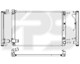 Радиатор охлаждения двигателя FPS FP81A245