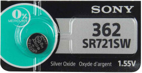 Батарейка Sony sr721sw362 1,55 V 1 шт