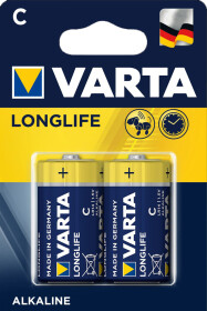 Батарейка Varta LongLife 4008496525263 C 1,5 V 2 шт