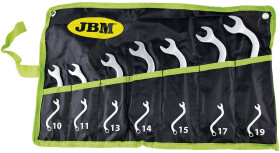 Набір ключів ріжково-накидних JBM 50563 10-19 мм 7 шт