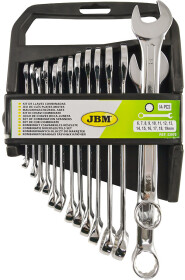 Набір ключів ріжково-накидних JBM 52970 6-19 мм 14 шт