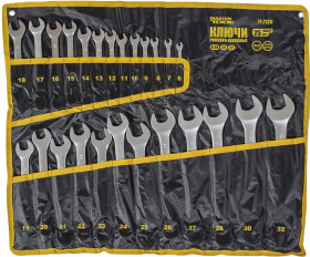 Набор ключей рожково-накидных MasterTool 712125 6-32 мм 25 шт