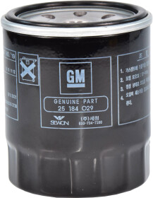 Масляный фильтр General Motors 25184029