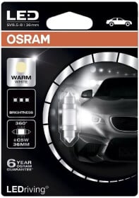 Автолампа Osram LEDriving Premium C5W SV8,5-8 1 W біла 6498WW-01B