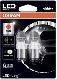 Автолампа Osram P21/5W BAY15d 2 W 1557R-02B