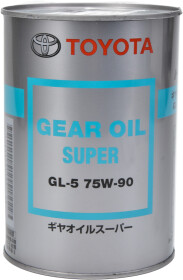 Трансмиссионное масло Toyota Gear Oil Super(Азия) GL-5 75W-90