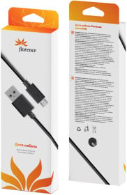 Кабель Florence DC10-MU DC10-MU USB - Micro USB 1 м