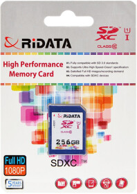 Карта памяти RiDATA SDXC 256 ГБ