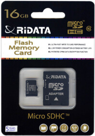 Карта пам’яті RiDATA microSDHC 16 ГБ