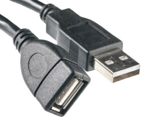 Удлинитель PowerPlant KD00AS1209 USB - USB