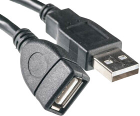Подовжувач PowerPlant  USB - USB