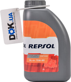 Трансмиссионное масло Repsol Cartago GL-4+ 75W-80 синтетическое