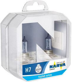 Автолампа Narva Range Power Blue+ H7 PX26d 55 W прозоро-блакитна 486382box
