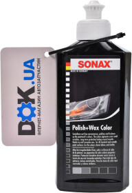 Цветной полироль для кузова Sonax Polish &amp; Wax Color NanoPro черный