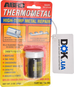 Герметик ABRO Thermometal черный
