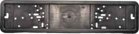 Рамка номерного знака Штурмовик РНШ-19070 цвет черный нержавеющая сталь