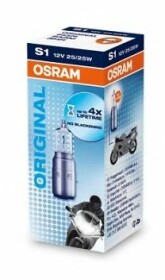 Автолампа Osram S1 BA20d 25 W прозора 64326