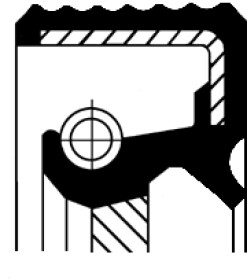 Сальник коленвала Corteco 12015352