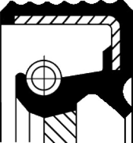 Сальник коленвала Corteco 20025741