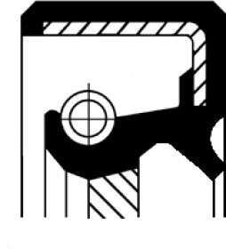 Сальник коленвала Corteco 19026737