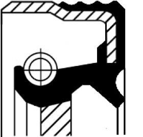 Сальник коленвала Corteco 12014608