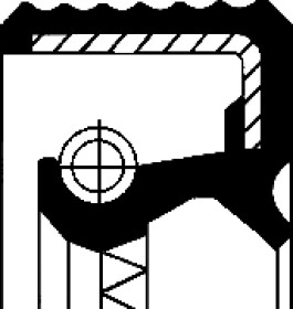 Сальник коленвала Corteco 12015381