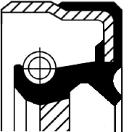 Сальник коленвала Corteco 12011305