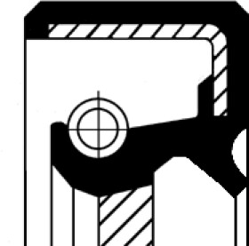 Сальник коленвала Corteco 19016529