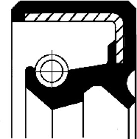 Сальник первичного вала Corteco 19016613