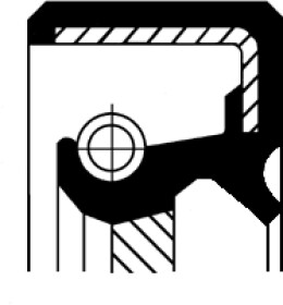 Сальник коленвала Corteco 19027885