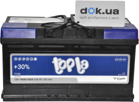 Акумулятор Topla 6 CT-100-R Top 118800