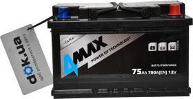 Аккумулятор 4Max 6 CT-75-R BAT75700R4MAX