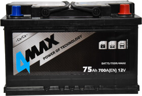 Аккумулятор 4Max 6 CT-75-R BAT75700R4MAX