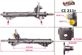 Рульова рейка MSG Rebuilding ci211r