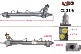 Рулевая рейка MSG Rebuilding ci214r