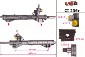 Рульова рейка MSG Rebuilding ci236r