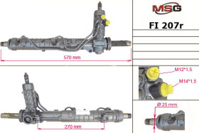 Рулевая рейка MSG Rebuilding fi207r