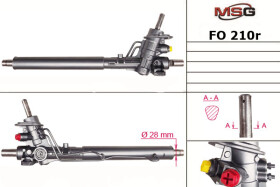 Рульова рейка MSG Rebuilding fo210r