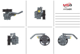 Насос ГУР MSG Rebuilding hy048r