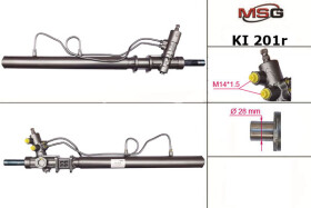Рулевая рейка MSG Rebuilding ki201r