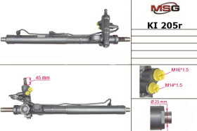Рулевая рейка MSG Rebuilding ki205r