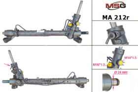 Рулевая рейка MSG Rebuilding ma212r