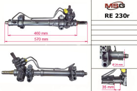 Рулевая рейка MSG Rebuilding re230r