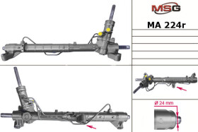 Рулевая рейка MSG Rebuilding ma224r