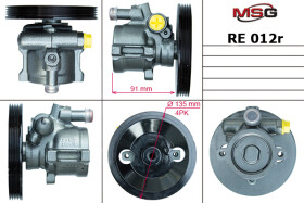 Насос ГУР MSG Rebuilding re012r