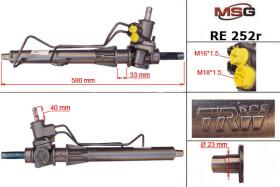 Рулевая рейка MSG Rebuilding re252r