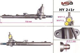 Рулевая рейка MSG Rebuilding hy241r